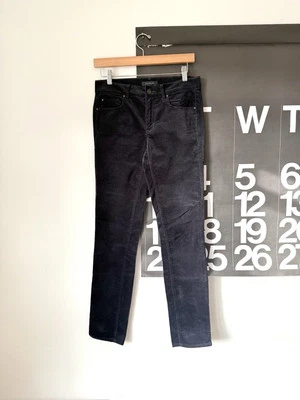 Pantalones de terciopelo ajustados Ann Taylor para mujer talla 2 calce moderno elásticos azul marino Foto 1 de 4