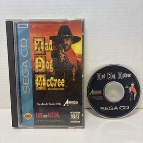 Mad Dog McCree (Sega CD, 1993) CIB 💿🎮 See Description
