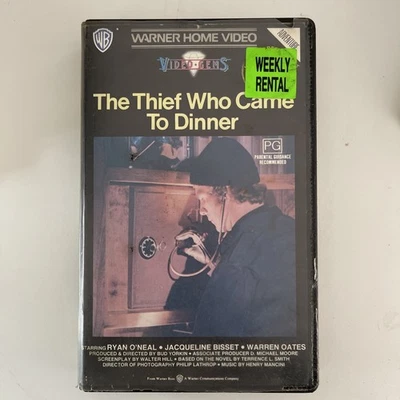 The Thief Who Came to Dinner VHS Warner Home Big Box Clamshell 1986 RARE - image 1 of 4