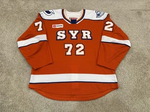 Syracuse Crunch Game Worn Used MIC AHL CCM Quicklite Alternate Jersey 56 - Bild 1 von 12
