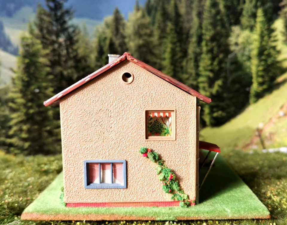 Wiad H0 Holz Plastik 1061 Post Postamt Haus alt antik 50er Jahre - Bild 1 von 4