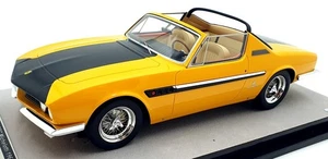 Tecnomodel 1/18 Scale TM18-130C - 1967 Ferrari 330 GTS Spyder - Yellow/Black - Picture 1 of 5