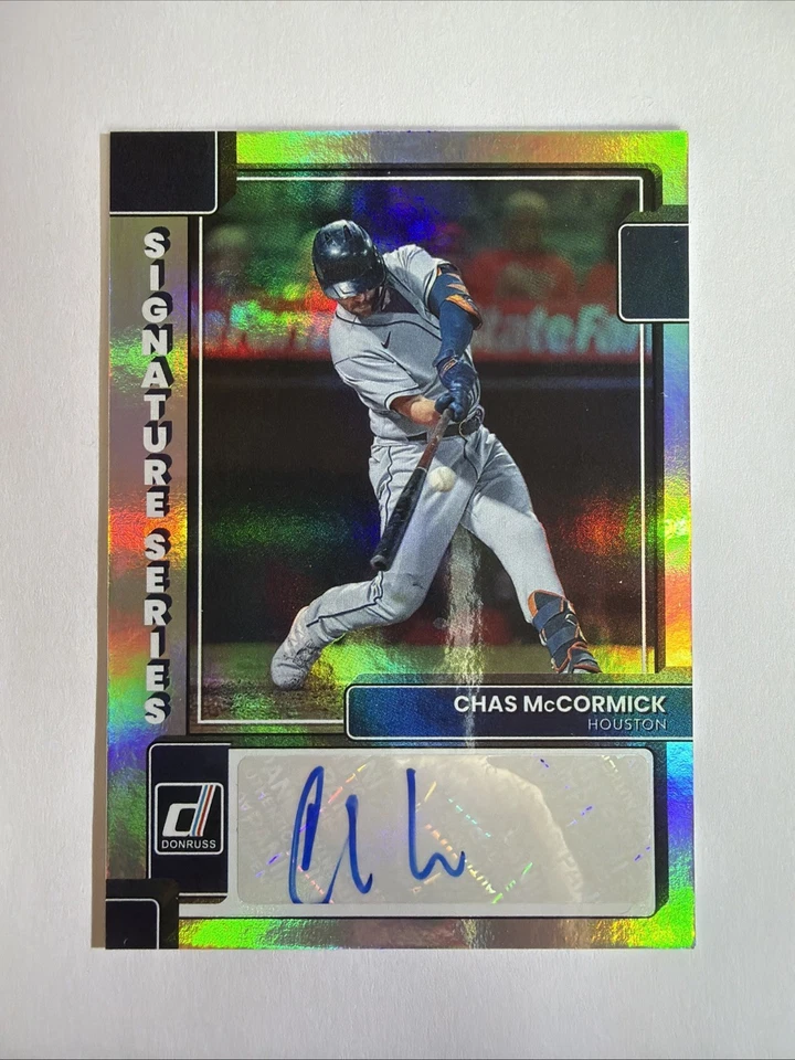 2022 Chas McCormick Panini Donruss Silver Signature Series Auto - Image 1 of 2
