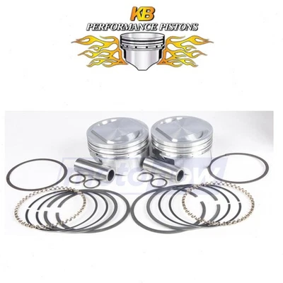 KB Cast Piston Set for 1999-2000 Harley Davidson FXDS-Conv Dyna Convertible fk Foto 1 de 4