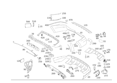 Soporte original Mercedes-Benz 164-885-05-14 Foto 1 de 2