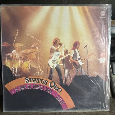 STATUS QUO 30 AÑOS DE MUSICA ROCK SALVAT -IF YOU CAN'T STAND THE HEAT- SS LP - Image 1 of 3