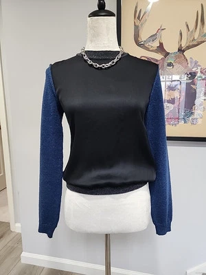 Suéter de lujo Lanvin mezcla de seda lana cachemir Foto 1 de 4