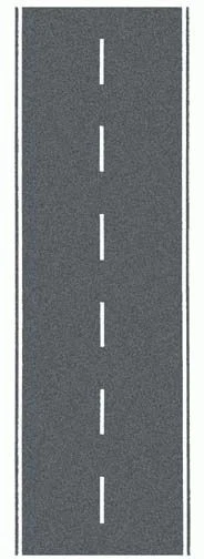 Noch 60703 HO Scale Flexible Pavement -- Highway (gray) 40 x 3-13/64" 100 x 8cm - Image 1 of 1