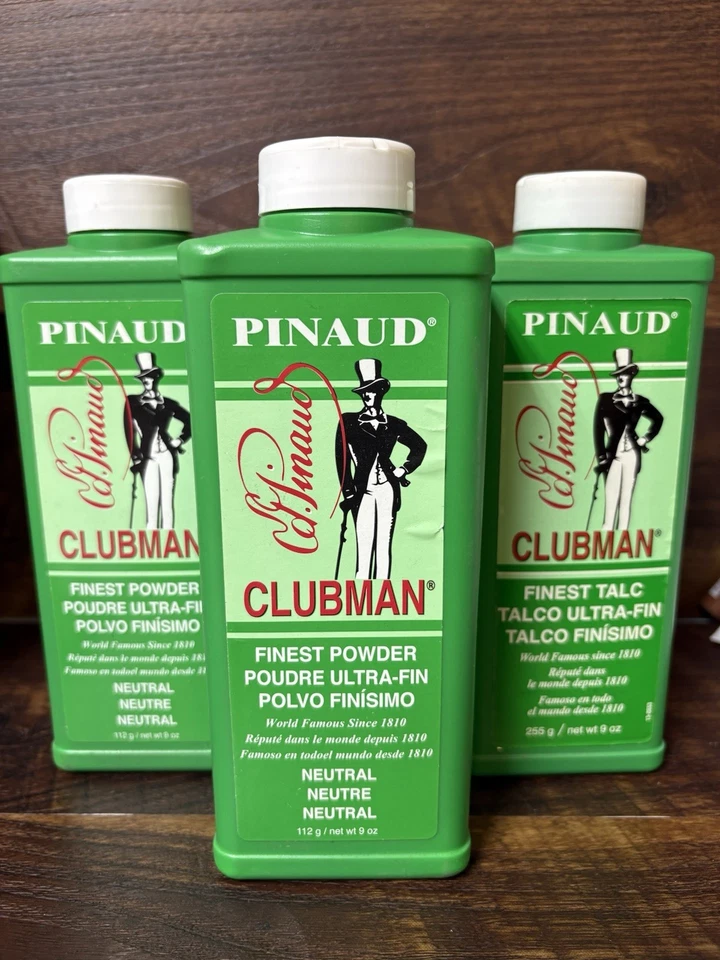Clubman Pinaud Fine Face Talc Powder - 9oz NEW. LOT OF 3 - Image 1 of 1