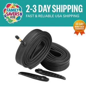 2 Stück 700 x 35-43c Rennrad Schläuche, 48 mm Schrader Ventil Qualität - Bild 1 von 8