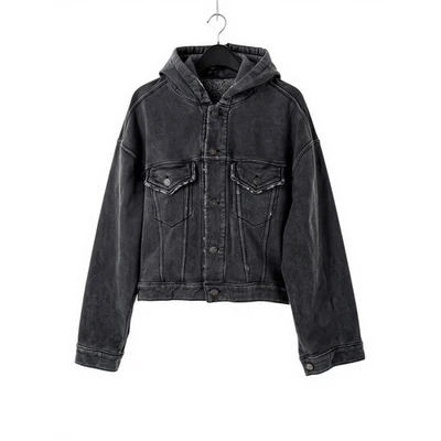 Chaqueta grande Free People gris lavado jersey con capucha Dreamers - aire acondicionado Foto 1 de 4