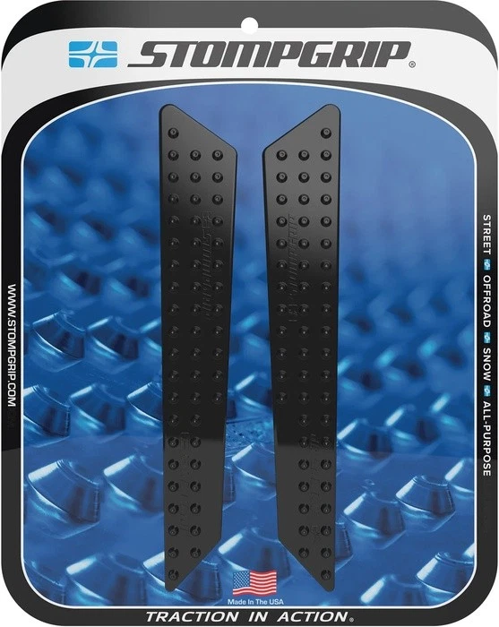 Empuñaduras de tanque de almohadilla de tracción Stomp Volcano Profile negras #55-10-0208B Triumph Foto 1 de 1