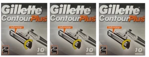 Lame da rasoio Gillette Contour Plus, 30 cartucce - ADATTE A TUTTI I RASOI ATRA - Foto 1 di 1