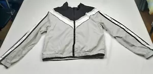 Victoria Secret PINK XS/Small Gray Light Jacket Coat Wind Breaker Full Zip - Picture 1 of 12