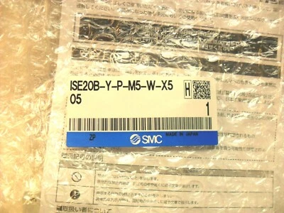 SMC ISE20B-Y-P-M5-W-X5 05 Pressure Switch, 3 screen hi precis, -.1 to 1MPa, 2xP  - Image 1 of 4