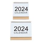 Kalendarz biurkowy z klapką, 2024 Mini miesięczny kalendarz biurkowy Kalendarz biurkowy