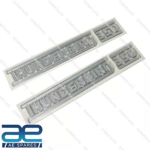 Tool Box Logo Emblem Badge Set Customized Thunderbird 350 S2u - Bild 1 von 3
