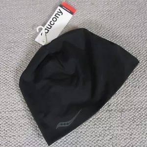 Saucony Unisex Solstice Beanie Accessories Black Nwt - Picture 1 of 7