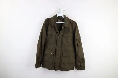 Vintage Y2K Gap Mens Small Faded Military Style Full Zip Field Jacket Green - Image 1 of 4