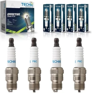 4PCS TECHIE P8C for NGK R5673-8 V-Power Racing Spark Plugs for V61 BL3 AR134 OEM - Foto 1 di 8