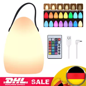 LED Campingleuchte Outdoor Camping Lampe Akku Zelt Licht Aufladbar RGB Laterne - Bild 1 von 17