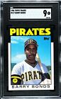 1986 Topps Traded 11T Barry Bonds Rookie Sgc 9 Mint Rc