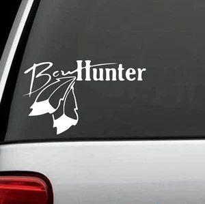 Bow Hunter Decal Sticker Turkey Deer Hunting Compound Bow & Arrow Broadhead - Picture 1 of 1