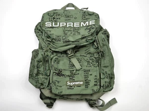 Supreme SS23 Military Field Box Backpack Olive Gonz Green - Picture 1 of 9