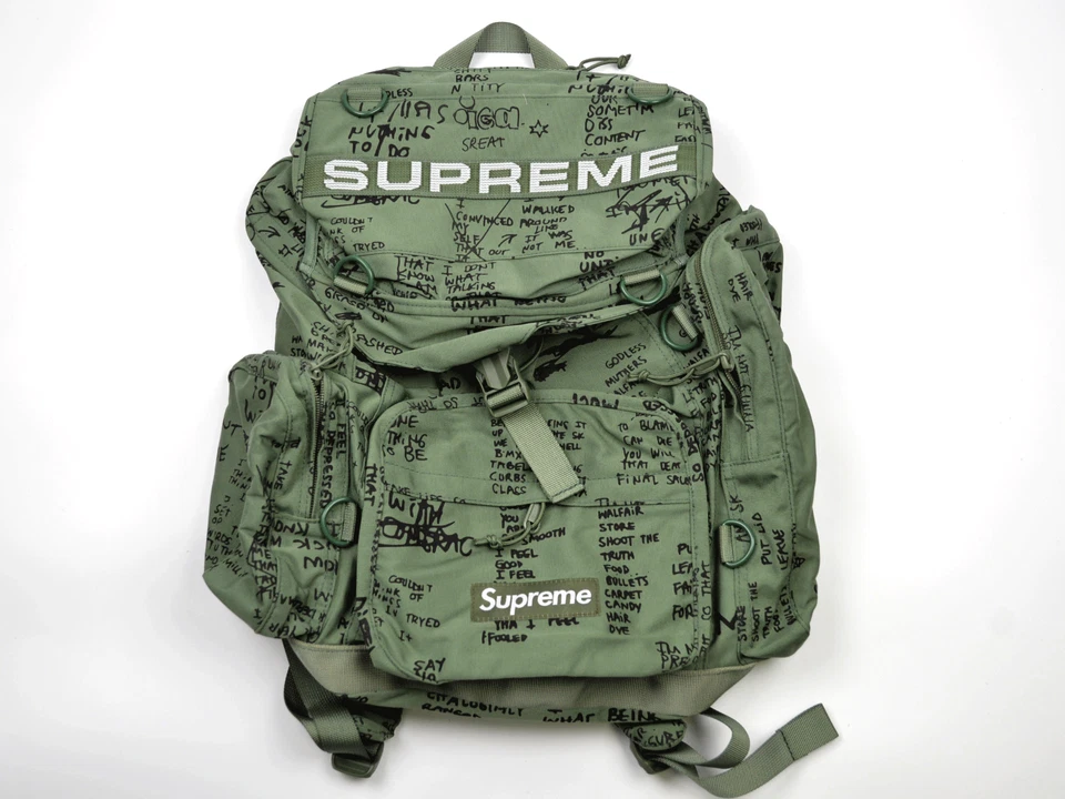 Supreme SS23 Military Field Box Backpack Olive Gonz Green - Bild 1 von 4