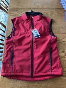 Clique Womens/Ladies Plain Softshell Vest Size Small Red - Picture 1 of 6