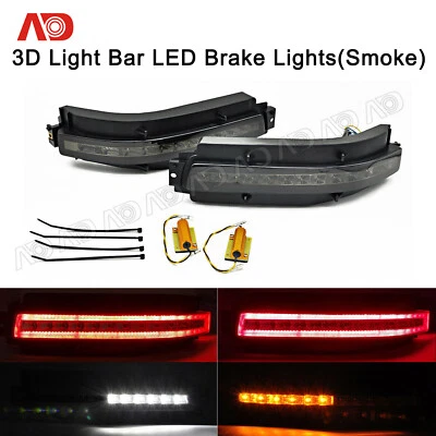 PARA 03-09 NISSAN 350Z Z33 Luz antiniebla trasera de freno ahumada Luz intermitente 2 piezas Foto 1 de 4