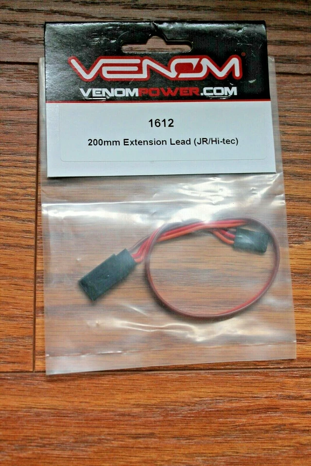Venom 1612 Servo and Battery Extension Lead 200mm(JR Hi tec) - Image 1 of 1