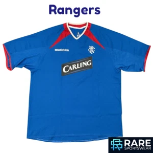 AUTHENTIC RANGERS 2003-05 HOME FOOTBALL SHIRT XL ADULT UMBRO (V GOOD) - Picture 1 of 7