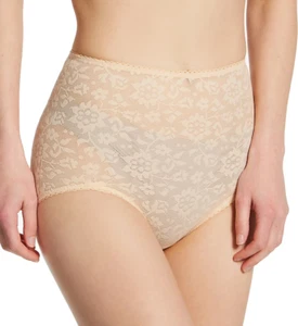 Rago Shapewear Lacette V Leg Beige Shaper Brief Size 30/Large - Picture 1 of 7