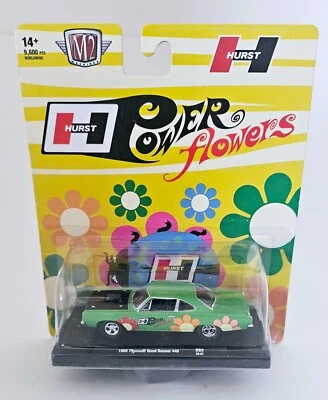 1/64 HURST POWER FLOWERS 1969 PLYMOUTH ROAD RUNNER 440 BY M2 MACHINES - Image 1 of 3