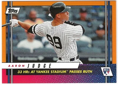 2017 Topps On Demand Rookie Class ORANGE #J10 Aaron Judge RC ROY Award Winner - Image 1 of 2
