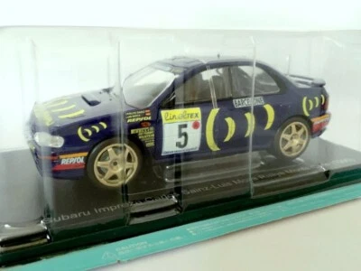 Subaru Impreza Rallye Monte Carlo (1995) 1/24 Diecast - Hachette Japan Cars #182 - Image 1 of 4
