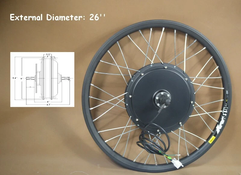 TECHTONGDA 26inch Mountain Bike Modified E-bike Conversion Kit 500w BRAND