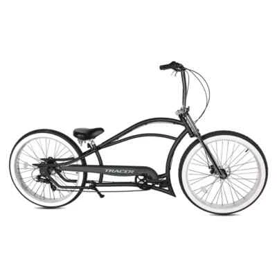 Bicicleta elástica Beach Cruiser de 29 pulgadas 7 velocidades para adultos neumáticos gruesos freno de disco F&B Foto 1 de 4