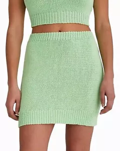 Minifalda Paloma Lana Kadabra Algodón Tejido Verde Talla Pequeña - Imagen 1 de 5