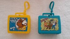 WB Scooby Doo Lunch Box Keychains Set Vintage