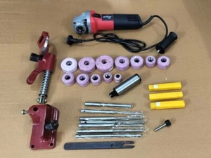 New Valve Seat Grinder And Stones Kit For Servicing Valve Seats - Sioux Style - Picture 1 of 3