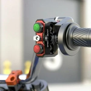 Motorcycle Light Switch Control Fog Spotlight For Honda Yamaha 22MM Handlebars - Picture 1 of 14