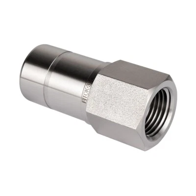 FITOK 316 SS Adapter 5/8" Tube Stub x 3/8" Female NPT 5300 psi, SS-AF-FT10-NS6 - Image 1 of 4