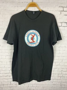 T-shirt Eddie Vedder Ohana Festival grande uomo nero 2018 logo surfista Pearl Jam - Foto 1 di 4