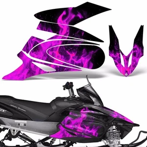 Snowmobile Sled Graphic Decals Stickers For Yamaha Apex 2006-2010 ICE PK - Picture 1 of 4