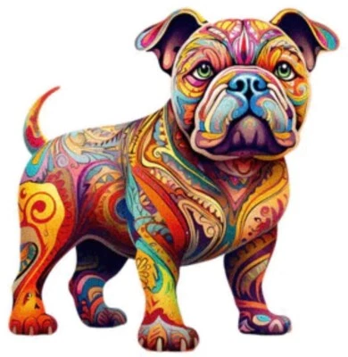 ENGLISH BULLDOG CROSS STITCH CHART - Image 1 of 2