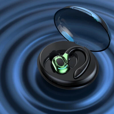 Bluetooth Headset Wireless Ear Hook Earbud Earpiece Sport Headphone Microphone - Image 1 of 4