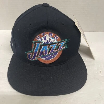 Sombrero ajustado vintage Utah Jazz Sports Specialties mezcla de lana logotipo liso nuevo con etiquetas Foto 1 de 4