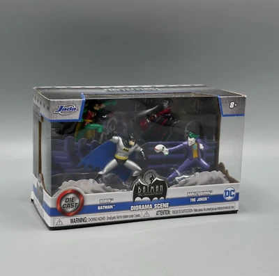 Jada Batman La Serie Animada Diorama Escena Diecast Robin Harley Quinn Joker Foto 1 de 4
